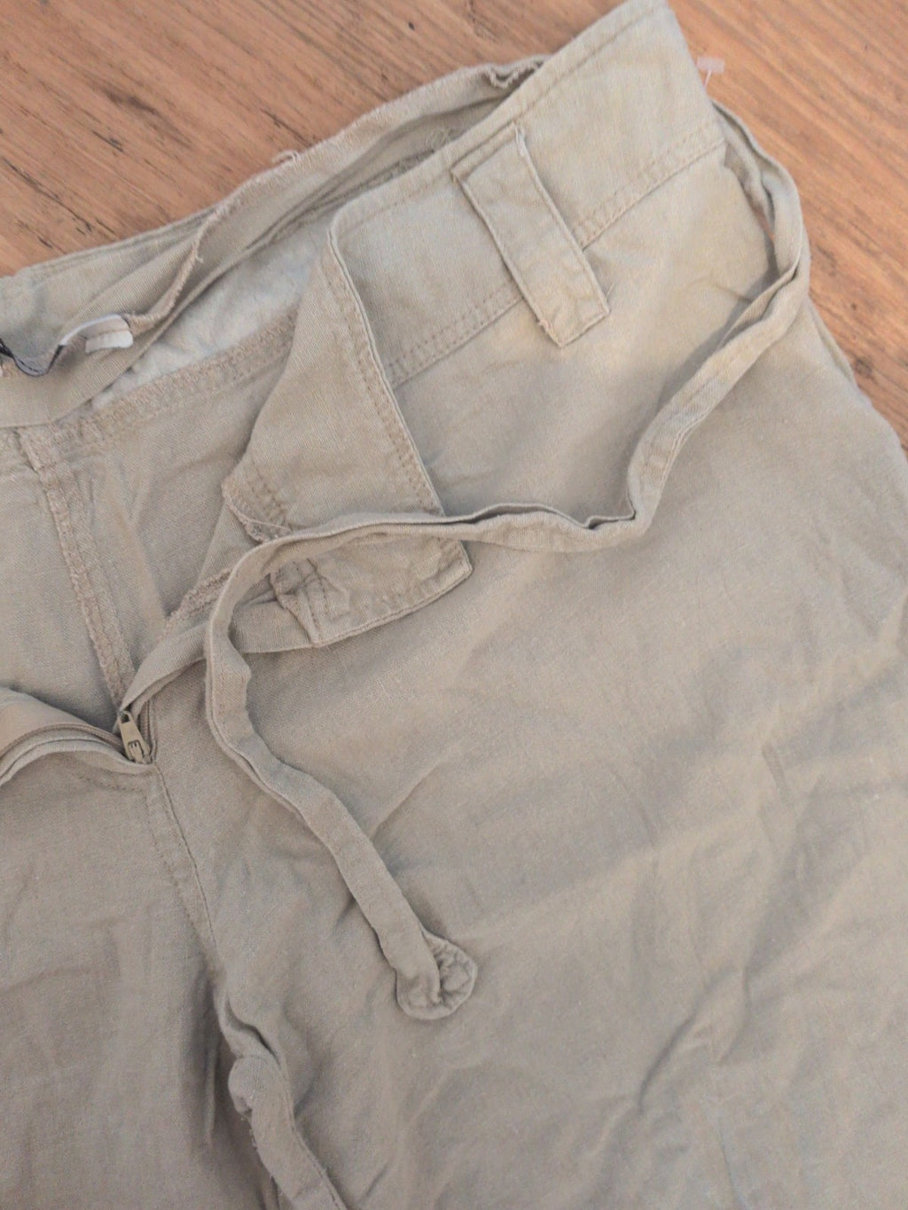 Ladies Primark Size 14 Stone Belted Trousers