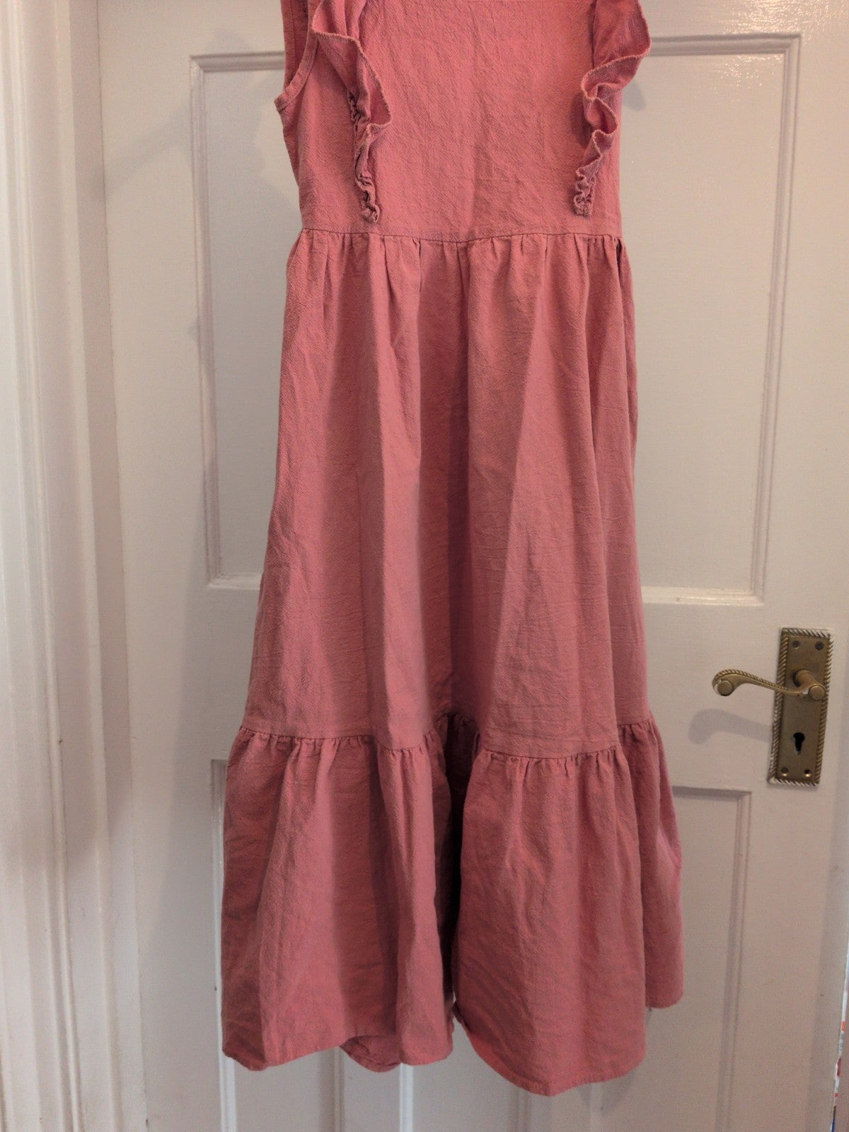 Shein 7 Years Peach Sleeveless Dress