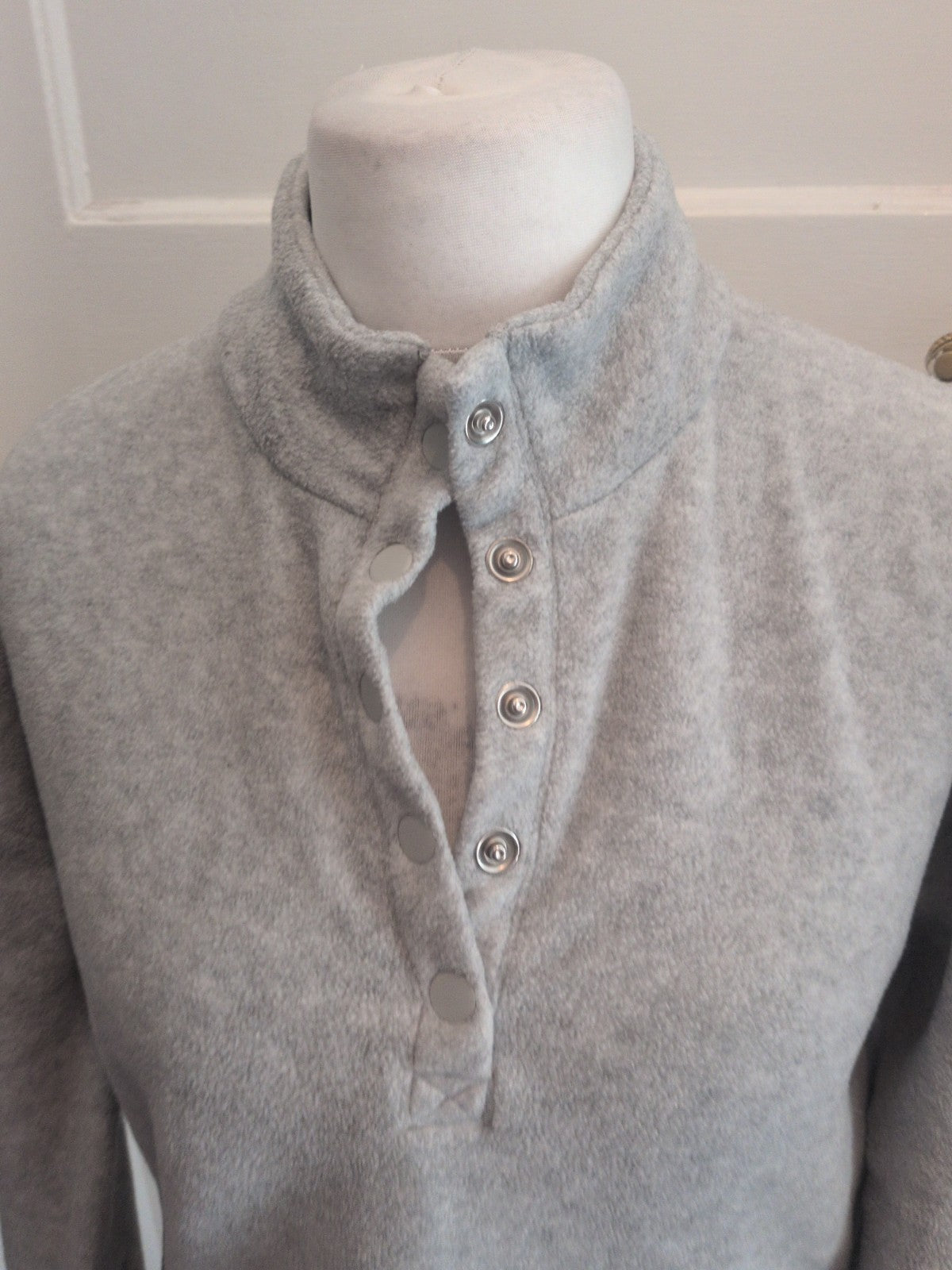 Damart 14-16 Grey Long Sleeve Pullover Jumper