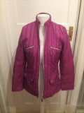 Ladies Jobis Size Eu 38 Purple Full Zip Jacket/Coat