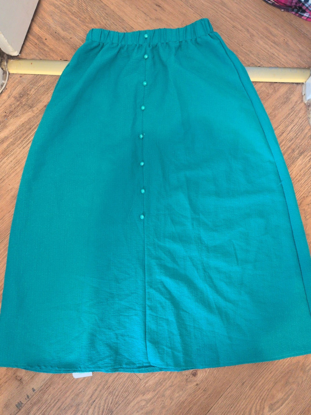 Shein Small Turquoise Elasticated Midi-Long Skirt