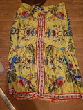 Ladies Loveu Dear 3XL Lime Floral Skirt