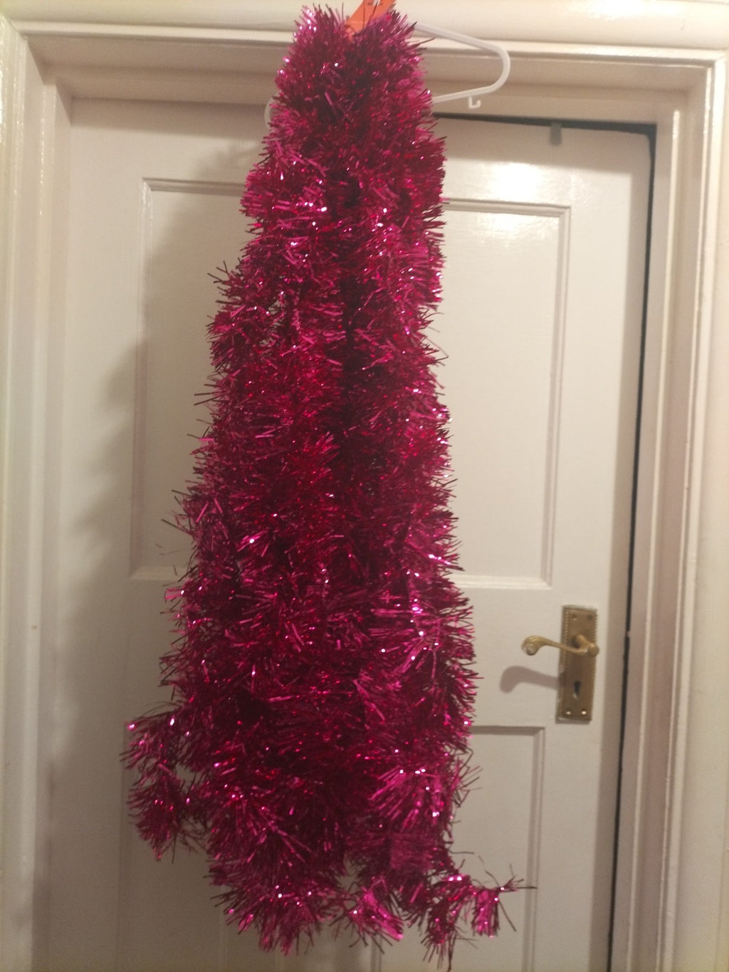 Brand new Pink 2M Christmas decoration Tinsel