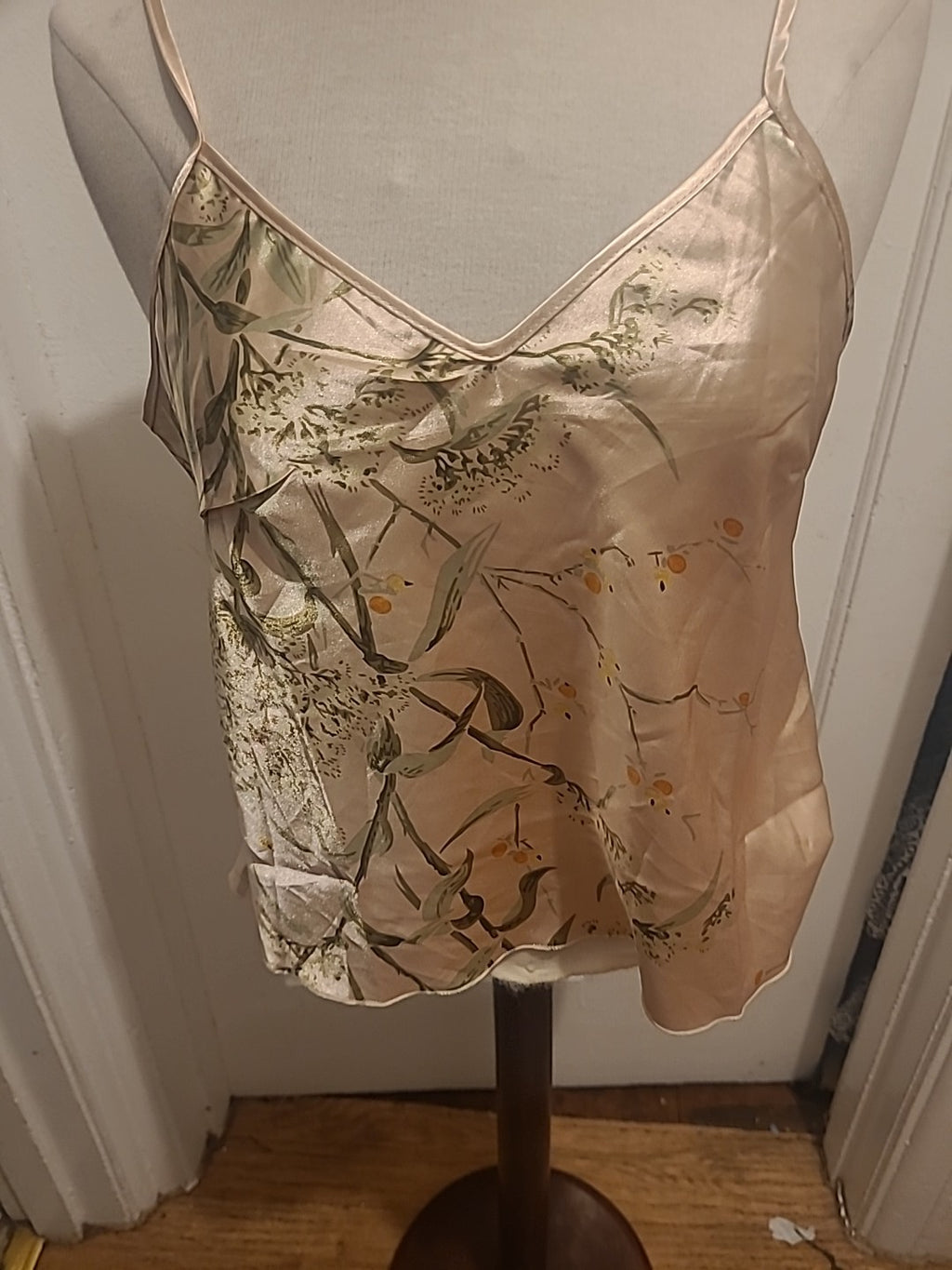 Ladies Size Large Pale Pink Strappy Pyjamas Top
