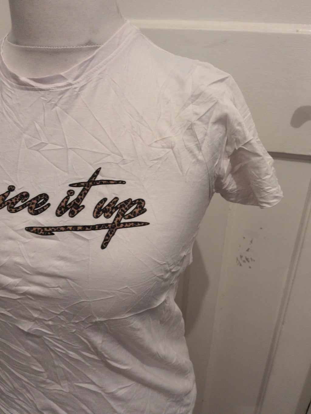 New Look 10 White Spice It Up Short Sleeve T-shirt