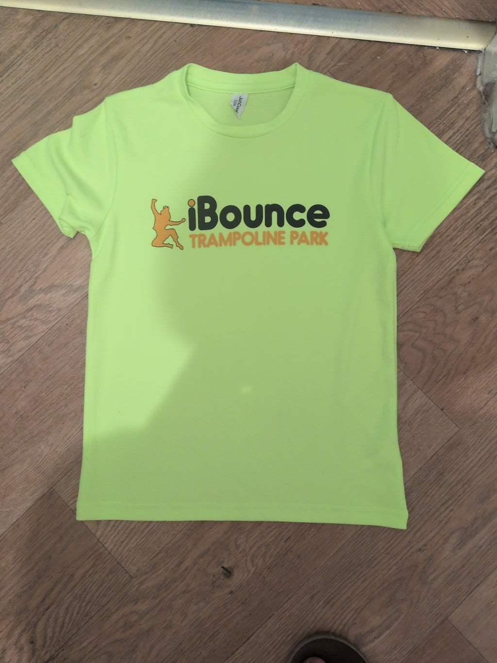 7-8 Years Neon I Bounce Trampoline Tshirt