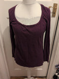 Primark 16-18 Purple Long Sleeve T-shirt
