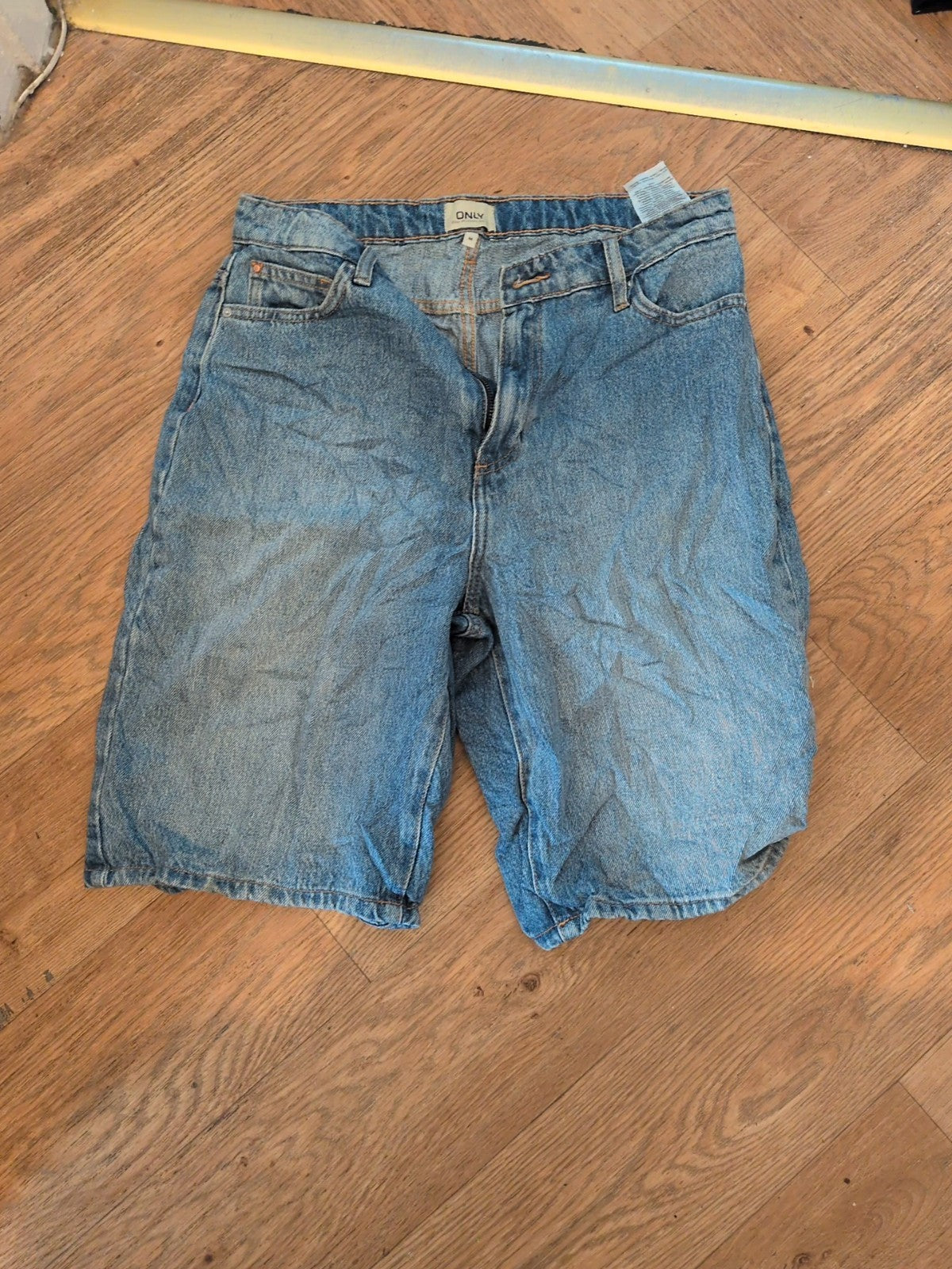 Only Medium Blue Denim Shorts