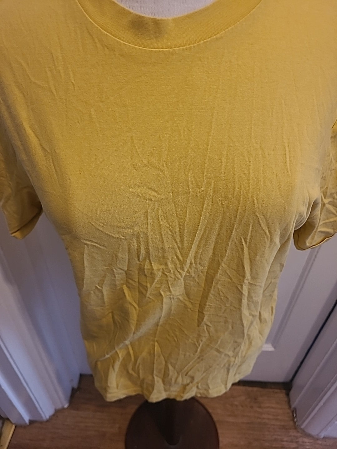Ladies Asos Medium Yellow Short Sleeve Top