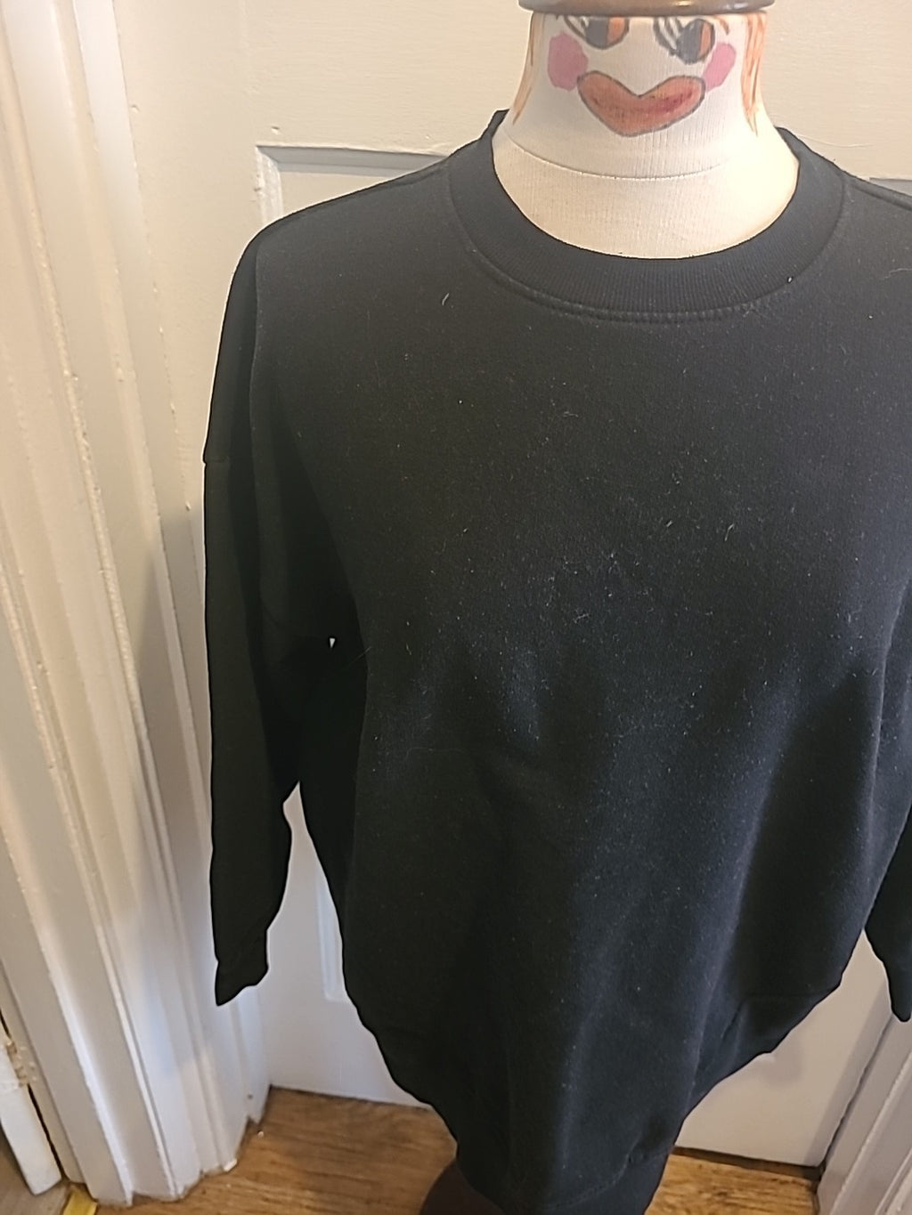 Mens Primark Size Medium Black Long Sleeve Jumper