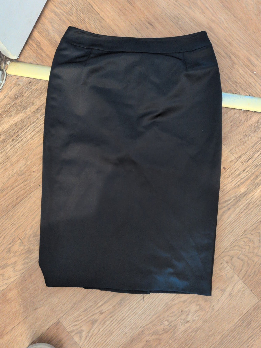 Kaliko 10 Black Midi Skirt Lightweight Straight