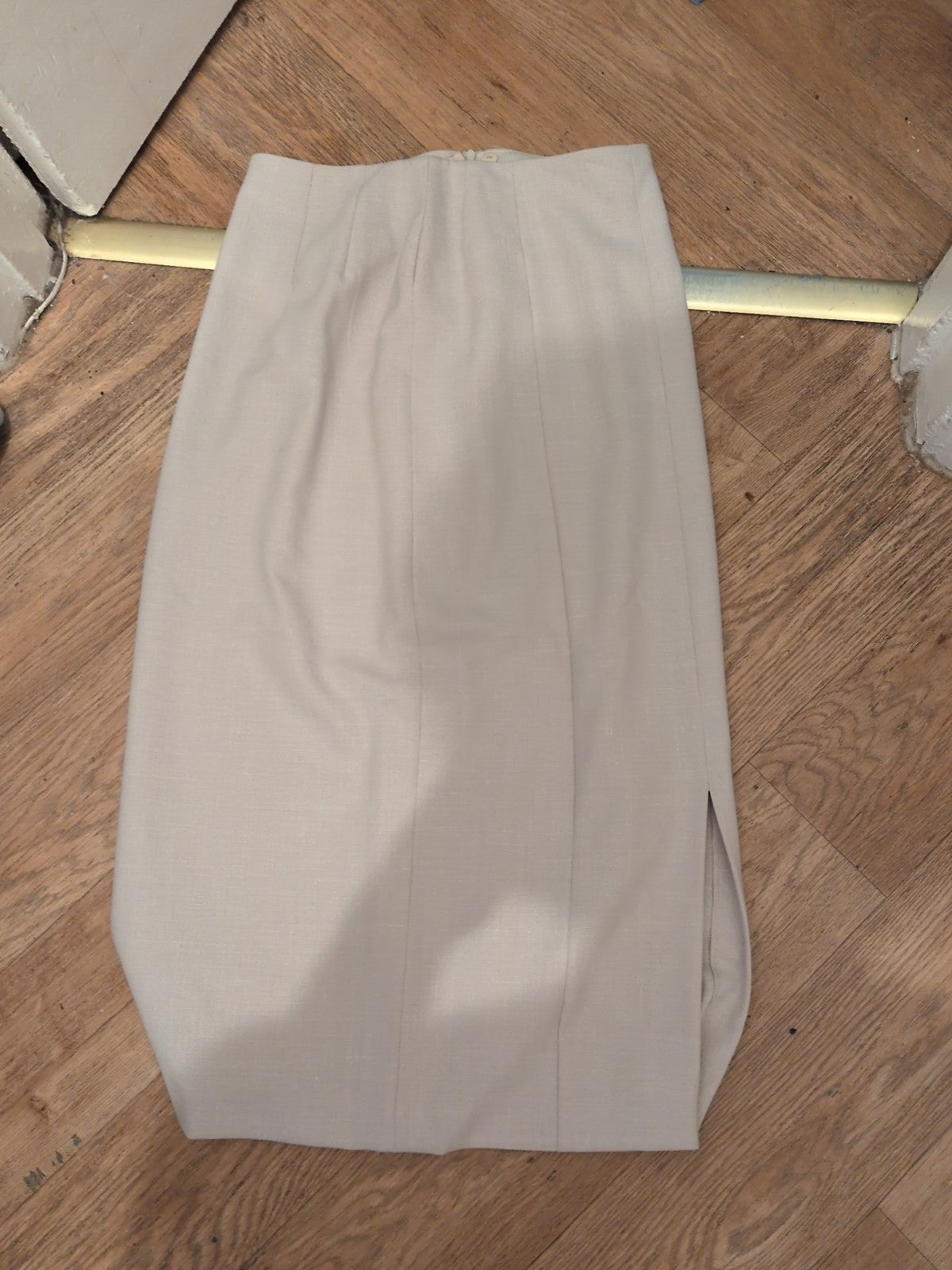 Alexon 12 Natural Lined Skirt Long Length