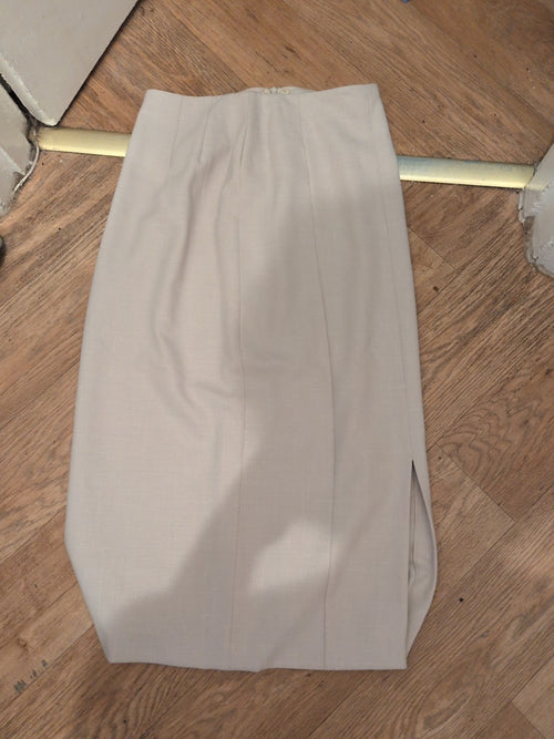 Alexon 12 Natural Lined Skirt Long Length