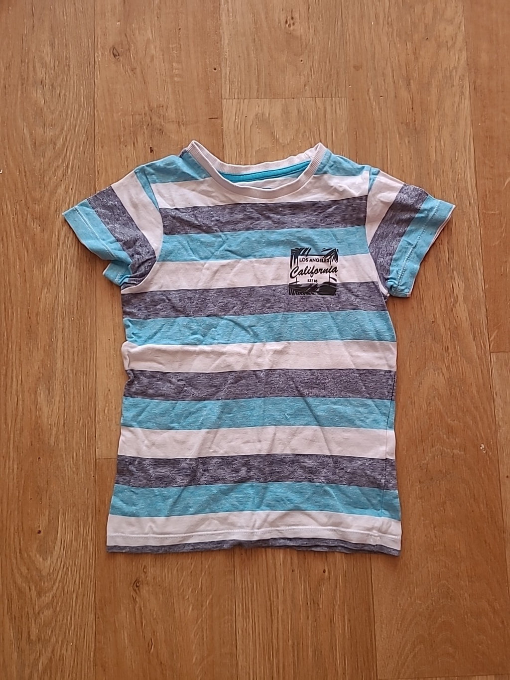 Boys Urban 5 Years Striped Short Sleeved Polo