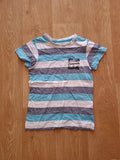 Boys Urban 5 Years Striped Short Sleeved Polo