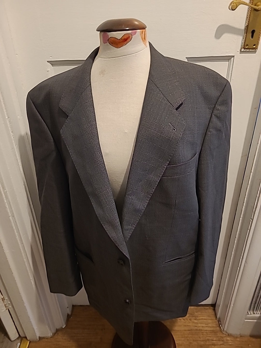 Mens Max Chans Size XL Grey Padded Lined Blazer
