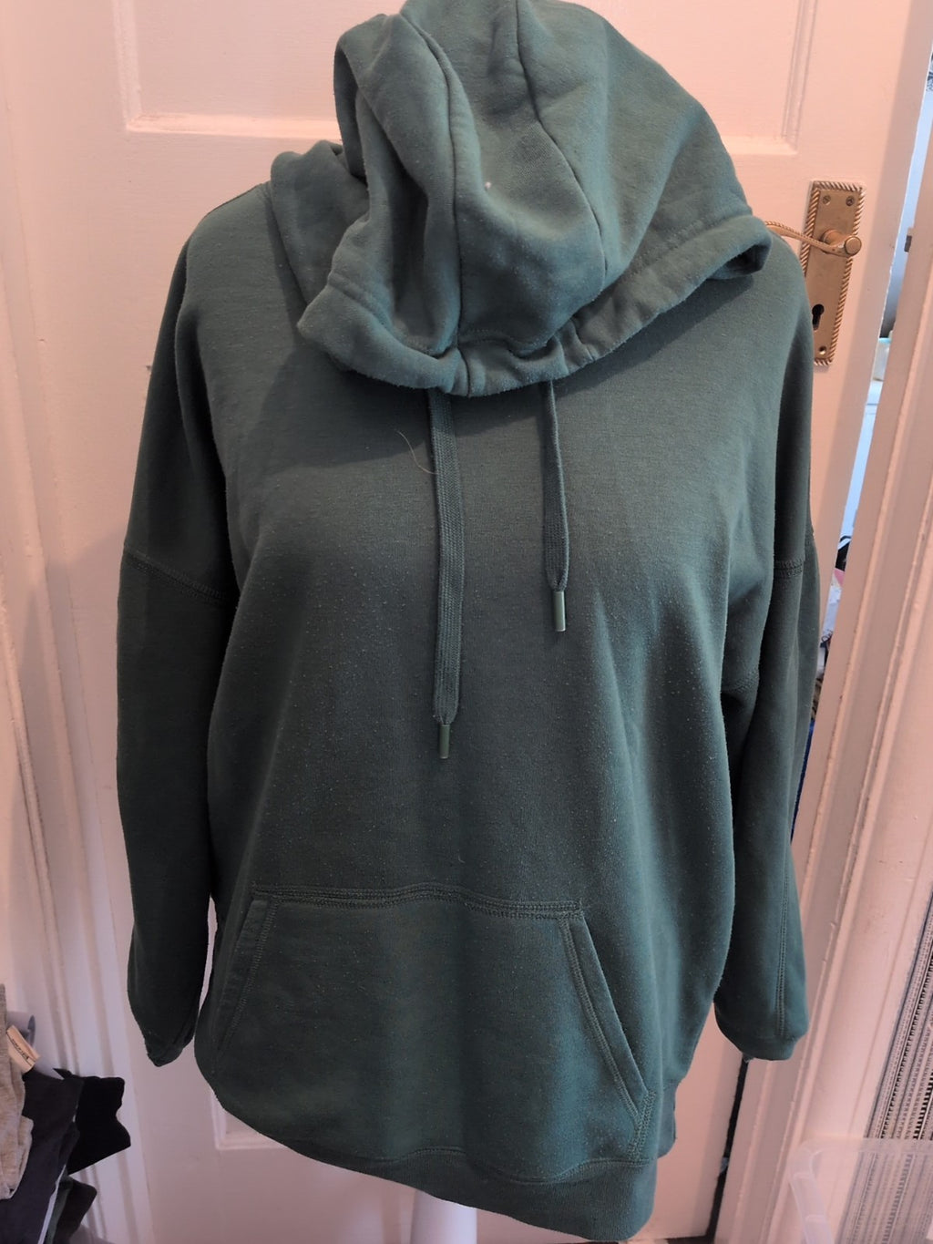 Primark 12-14 Bottle Green Pullover Hoodie