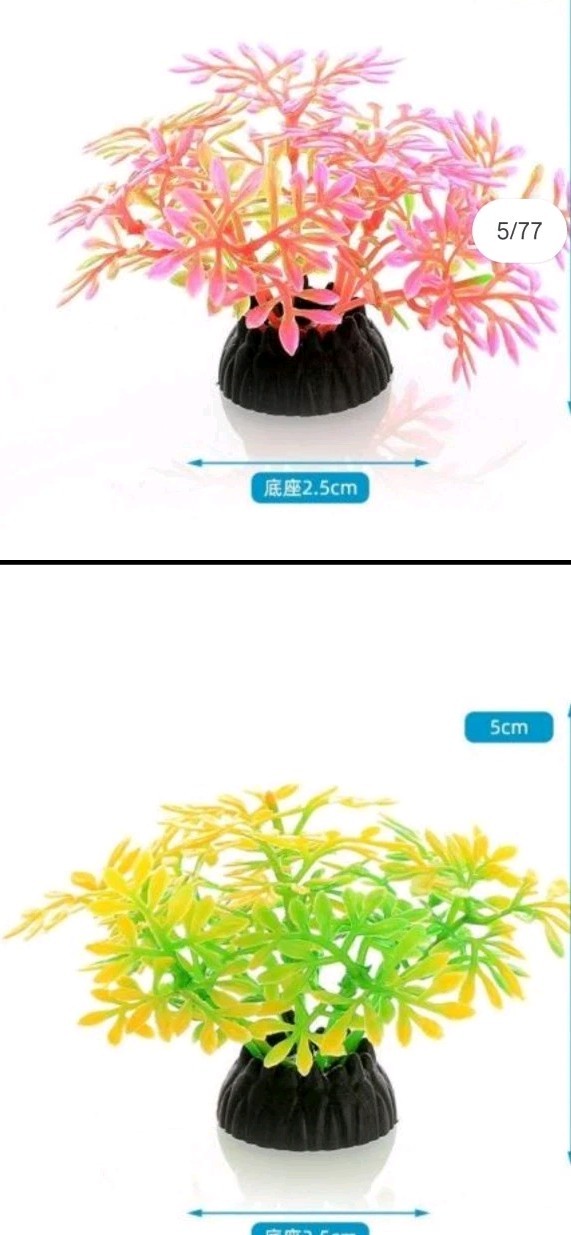 Brand New Aquarium Artificial Plants Mixed