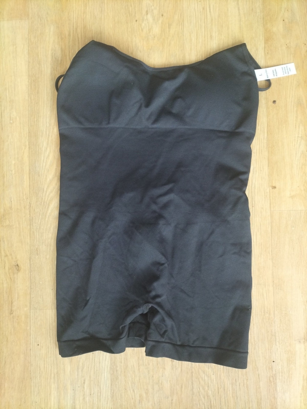 Ladies Size Large Black Padded Sleeveless Bodyshaper