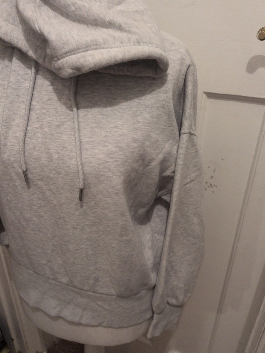 Ladies F&F Size 10 Grey Pullover Hoodie