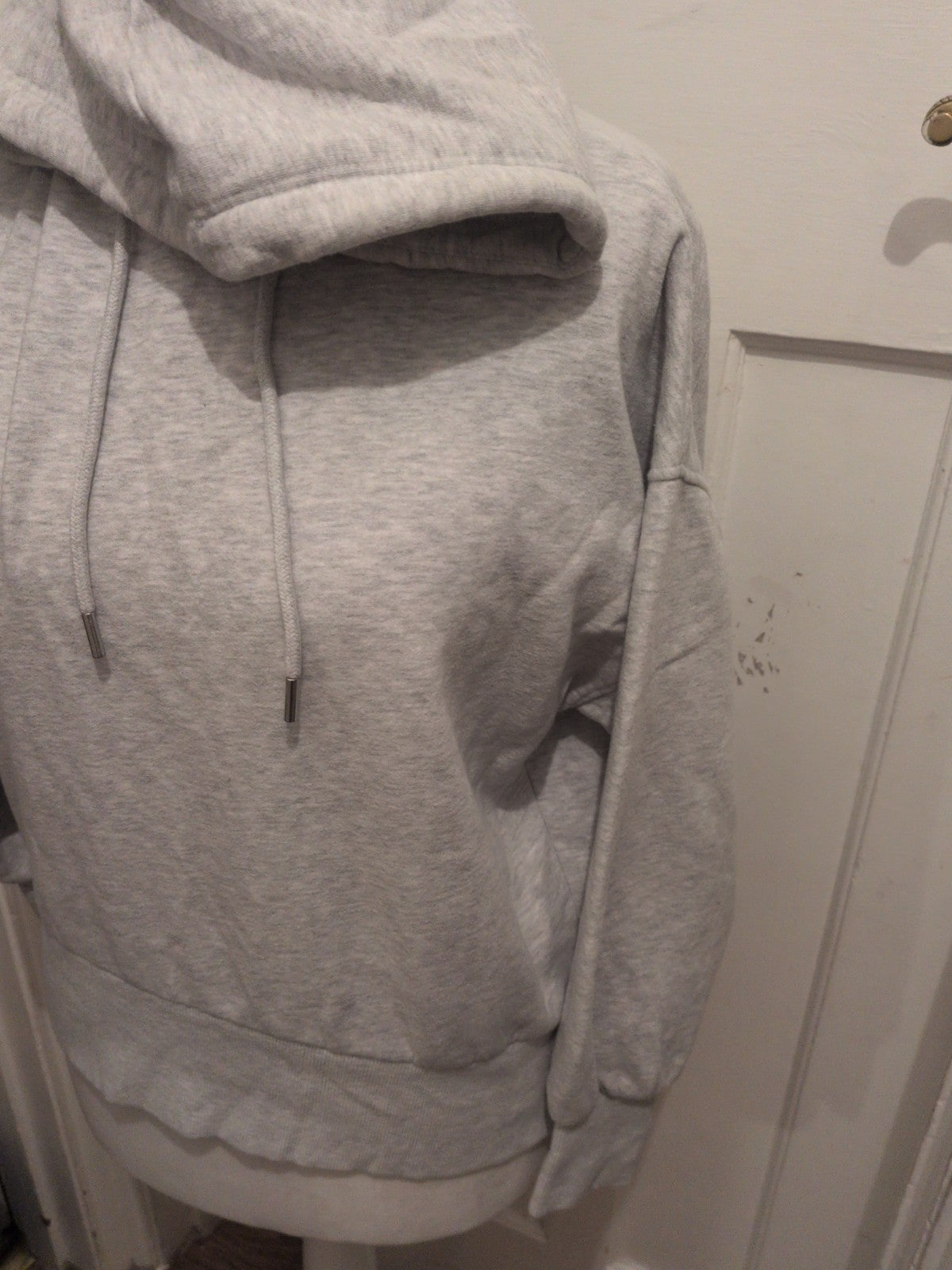 Ladies F&F Size 10 Grey Pullover Hoodie