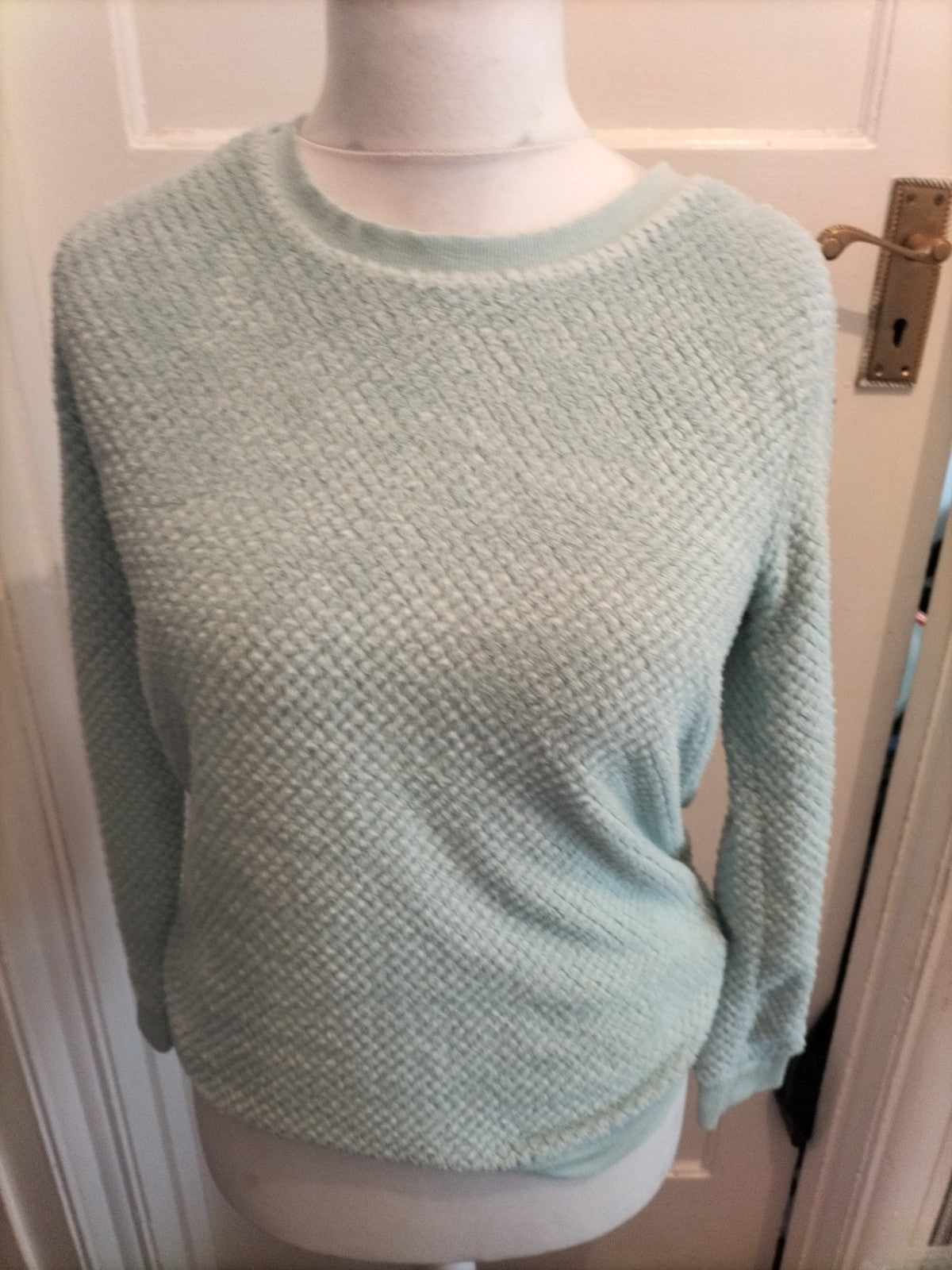 Primark 6-8 Aqua Turquoise Long Sleeve Jumper