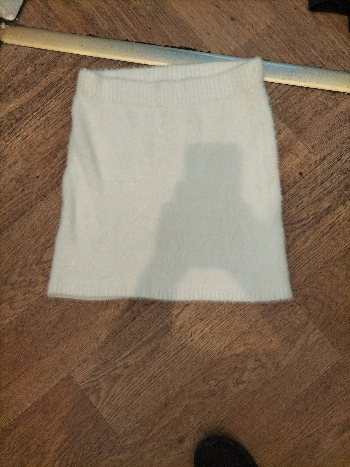 Hollister Small Cream Fluffy Skirt