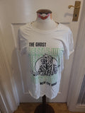 Mens Bettle Juice Size Large White Green Short Sleeved Tshirt