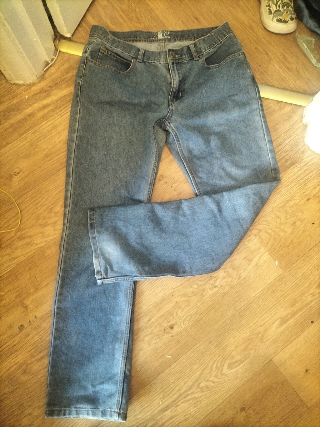 Mens Denim&Co 36/32 Straight Leg Jeans