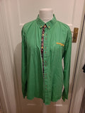 Mens Coofandy Size 2XL Green Long Sleeved Shirt