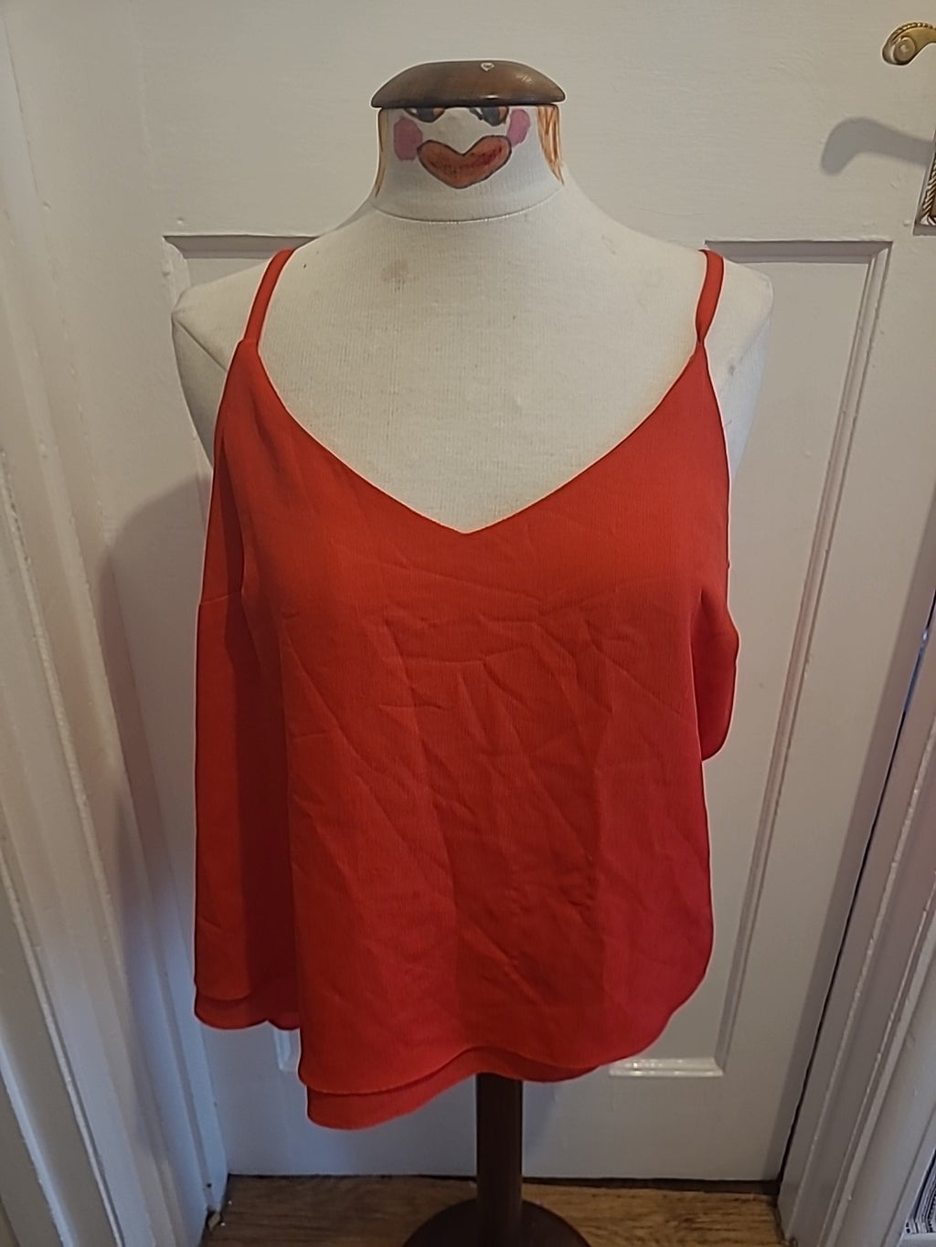 Ladies George Size 16 Pink Lined Sleeveless Cami Tshirt