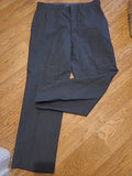 Mens AK Lee Size 34" Tailored Fit Trousers Grey