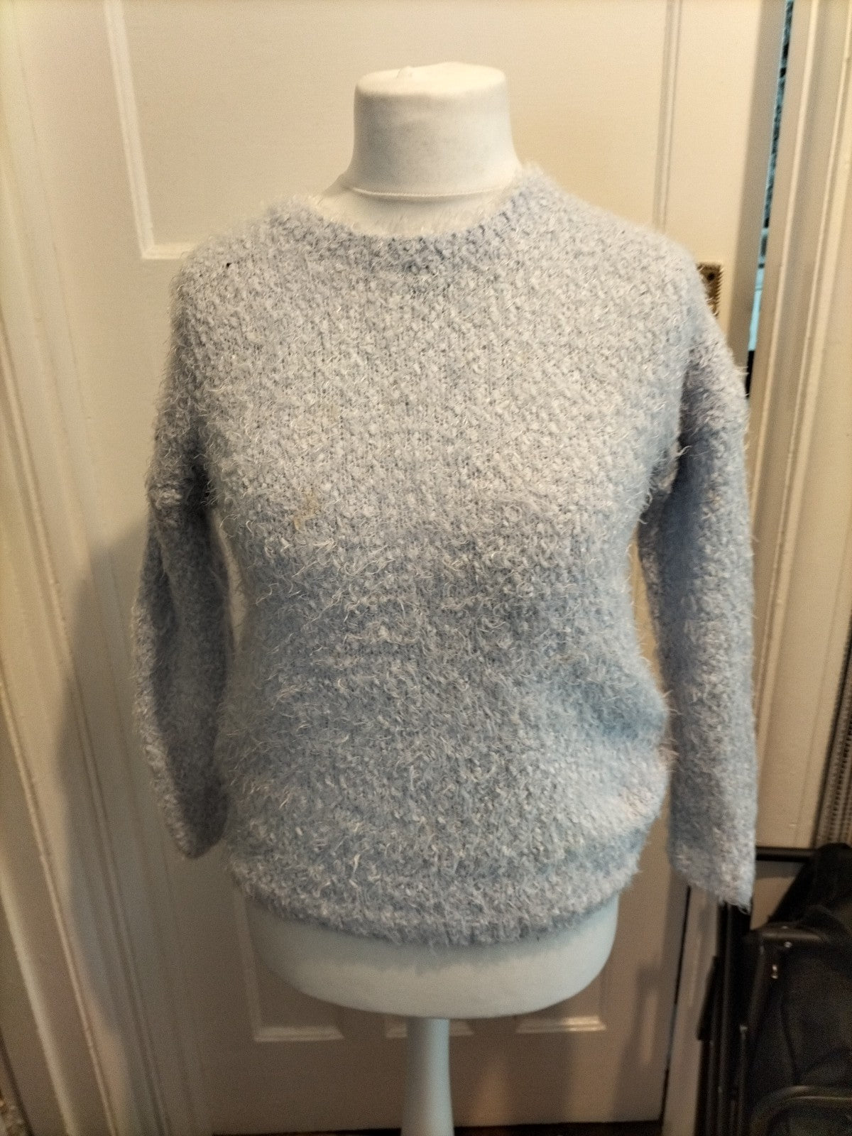 Ladies Primark Size 8 Lilac Fluffy Jumper