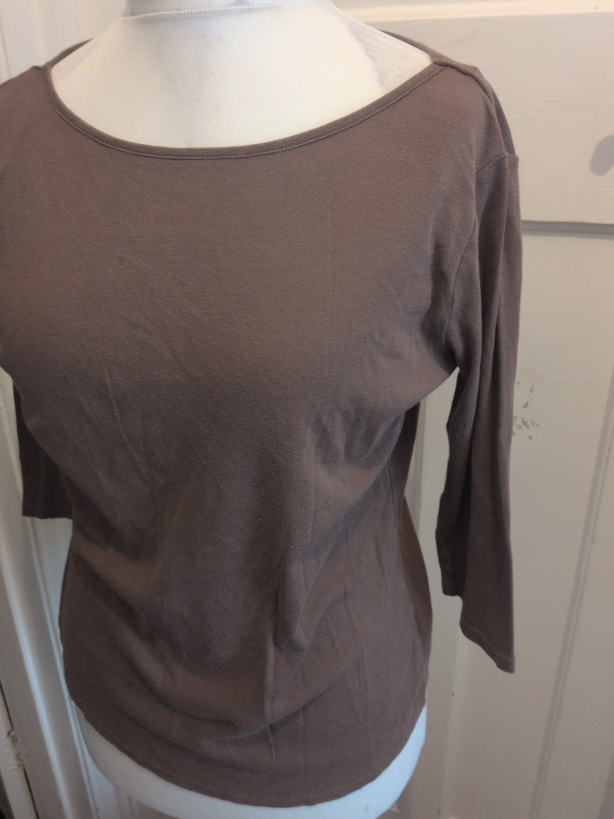 Dorothy Perkins 16 Brown Long Sleeve T-shirt