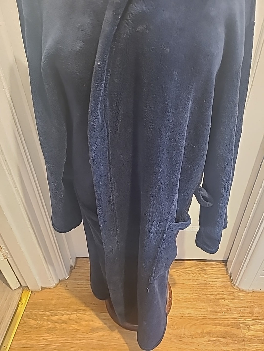 Mens Atlantic Bay Size M Navy Warm Dressing Gown ( No Cord)