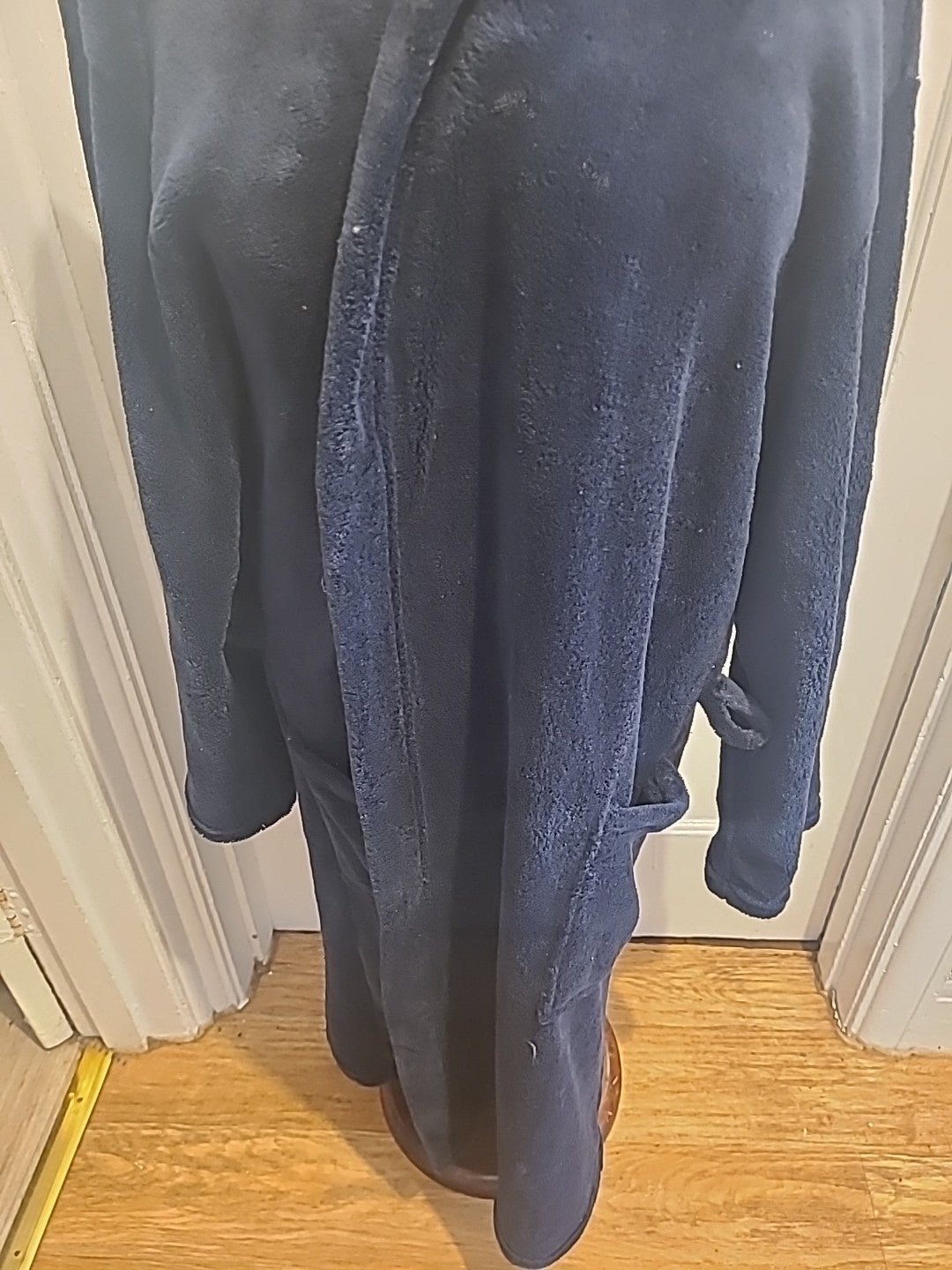 Mens Atlantic Bay Size M Navy Warm Dressing Gown ( No Cord)