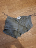 Ladies BDG Size XS Green Elasticated Hot Pants