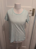 Next 14 Crew Neck T-shirt Short Sleeve Very Pale Blue