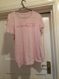 Ladies Primark 6-8 Pink Short Sleeved Tshirt