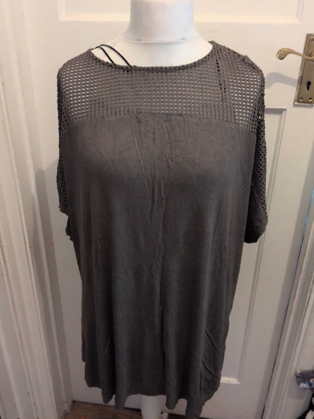 Yours 26/28 Dark Green Short Short T-shirt