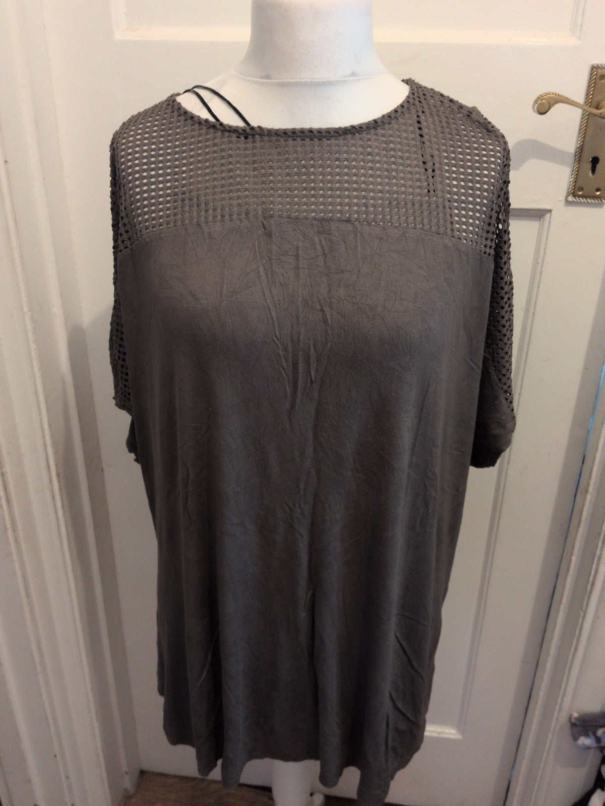 Yours 26/28 Dark Green Short Short T-shirt