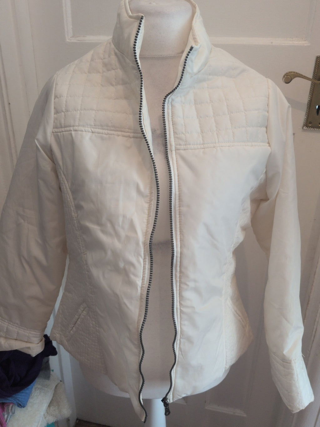 Marisota 14 Cream Full Zip Basic Jacket