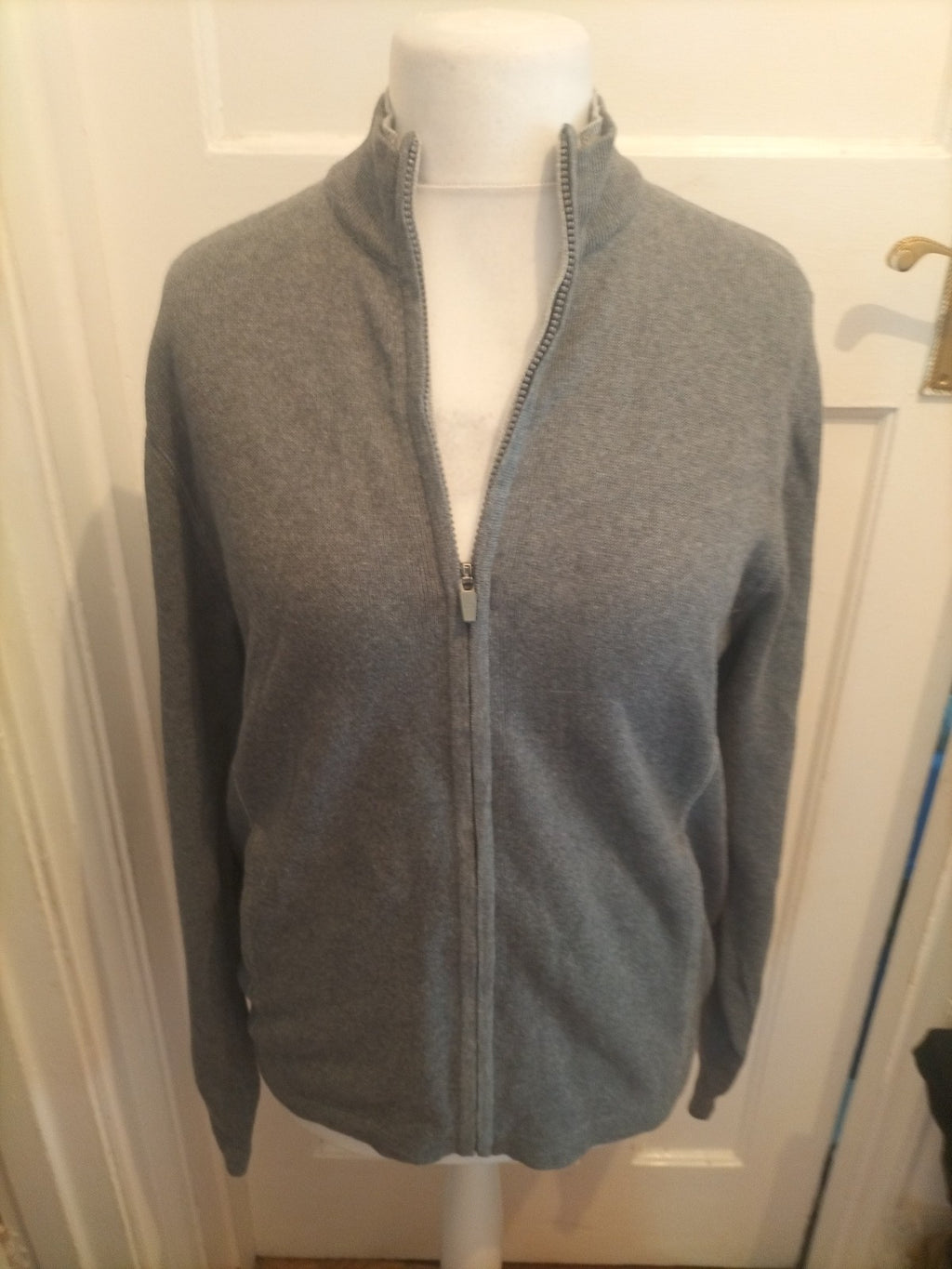 Blue Harbour Medium Grey Full Zip Jumper