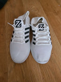 Brand New Unisex Size 5uk White With Black Trainers