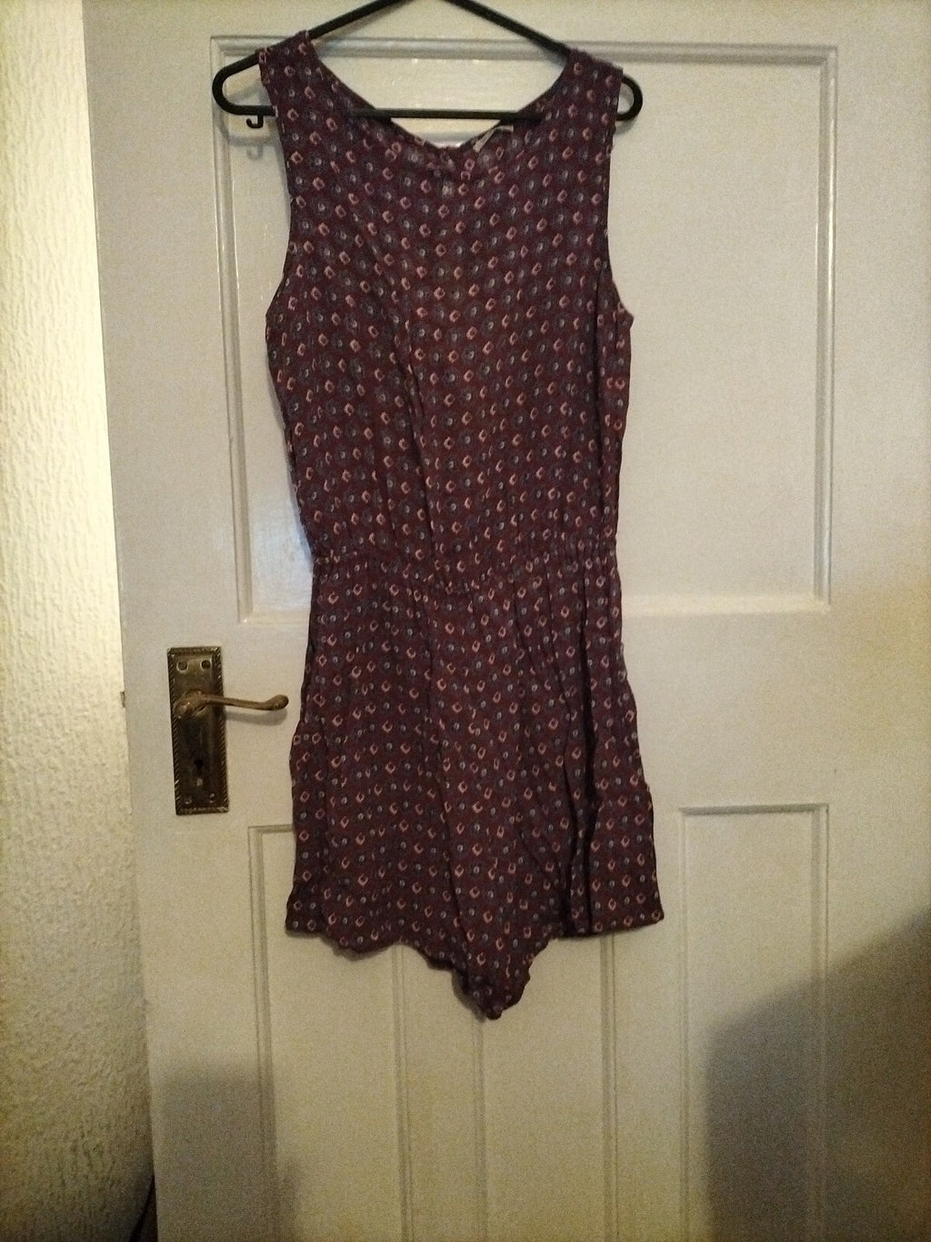 Ladies Soulcal&Co Size Small Burgundy Playsuit
