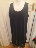 Ladies Ts Size Medium Black Sleeveless Long Length Dress