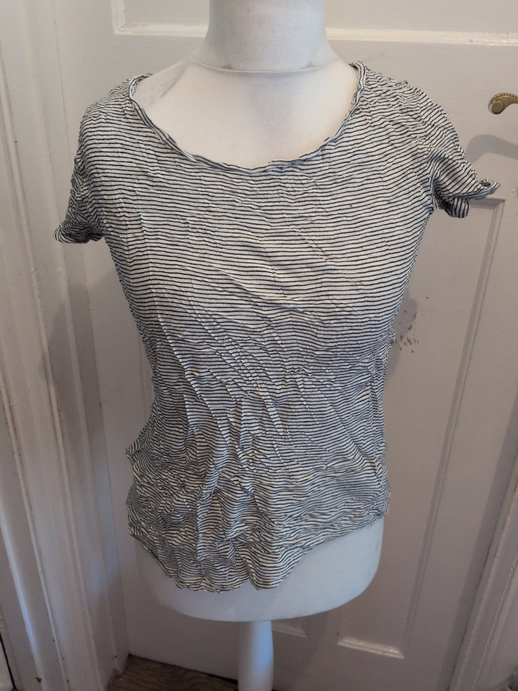 H&M Basic Small Stripe T-shirt Short Sleeve
