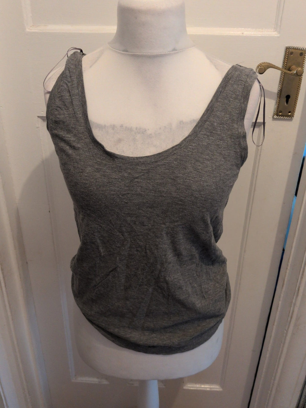 Marks And Spencer 8 Vest Grey Sleeveless