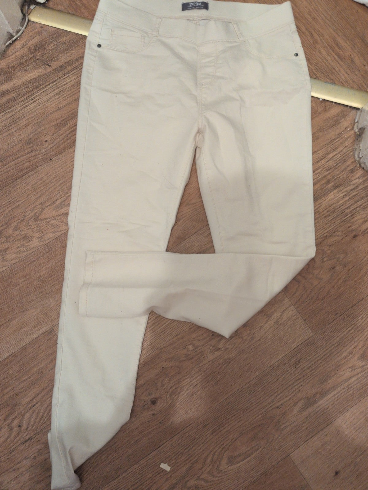 Dorothy Perkins 14 White Jegging