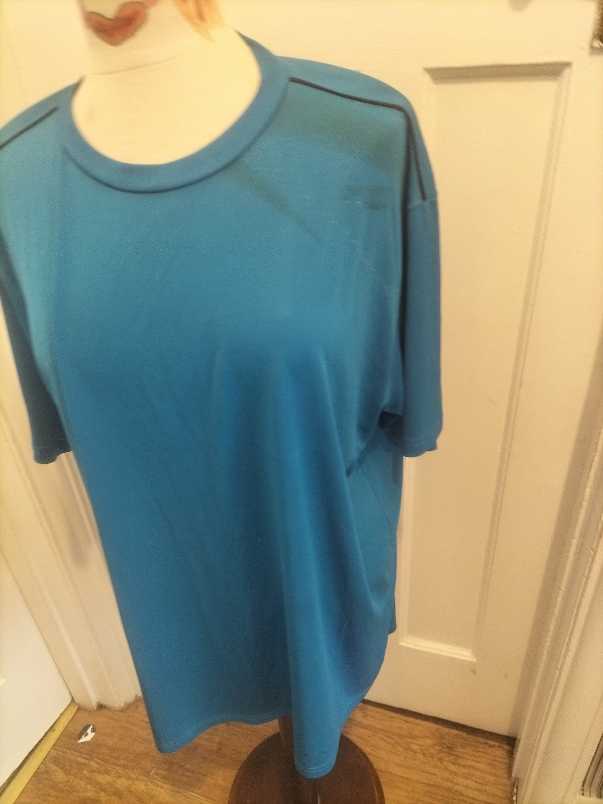 Mens Atlas For Men Size 2XL Blue Short Sleeved Tshirt